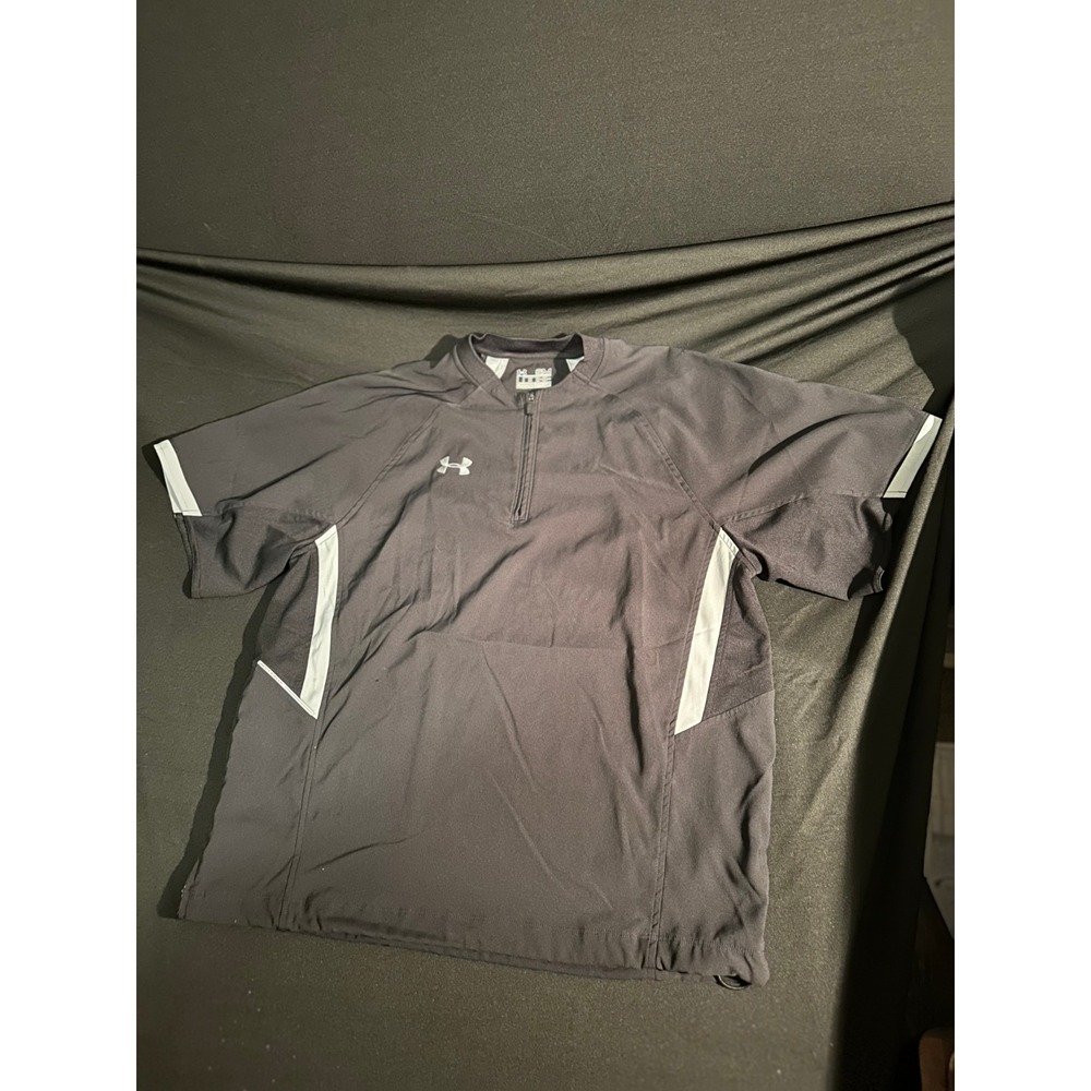 Under Armour All Season Gear Men's Small | Black 1/4 Zip Loose Fit Shirt